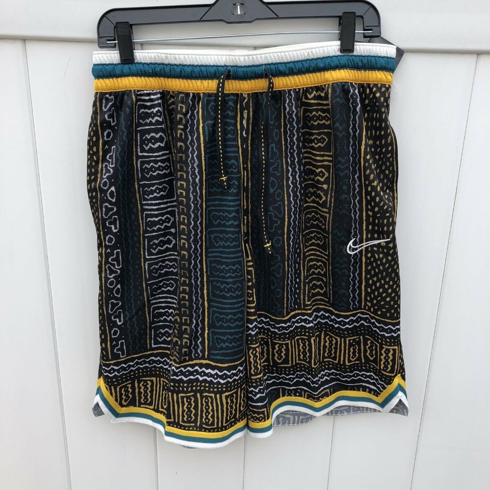 Nike DNA Basketball Shorts Ornament Dri-Fit Black